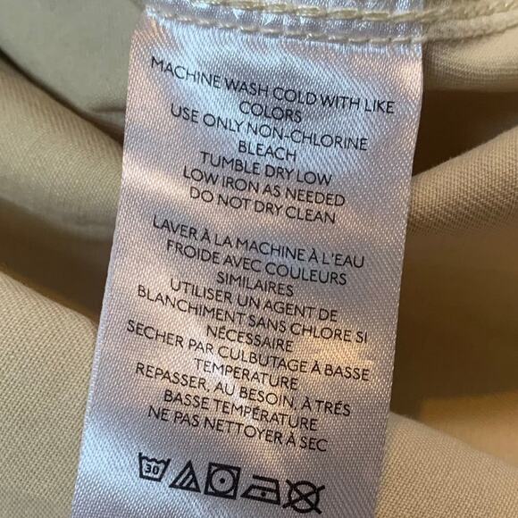 BDG Beige Utility Button Down Shirt Large Urban Outfitters Workwear - Picture 5 of 7